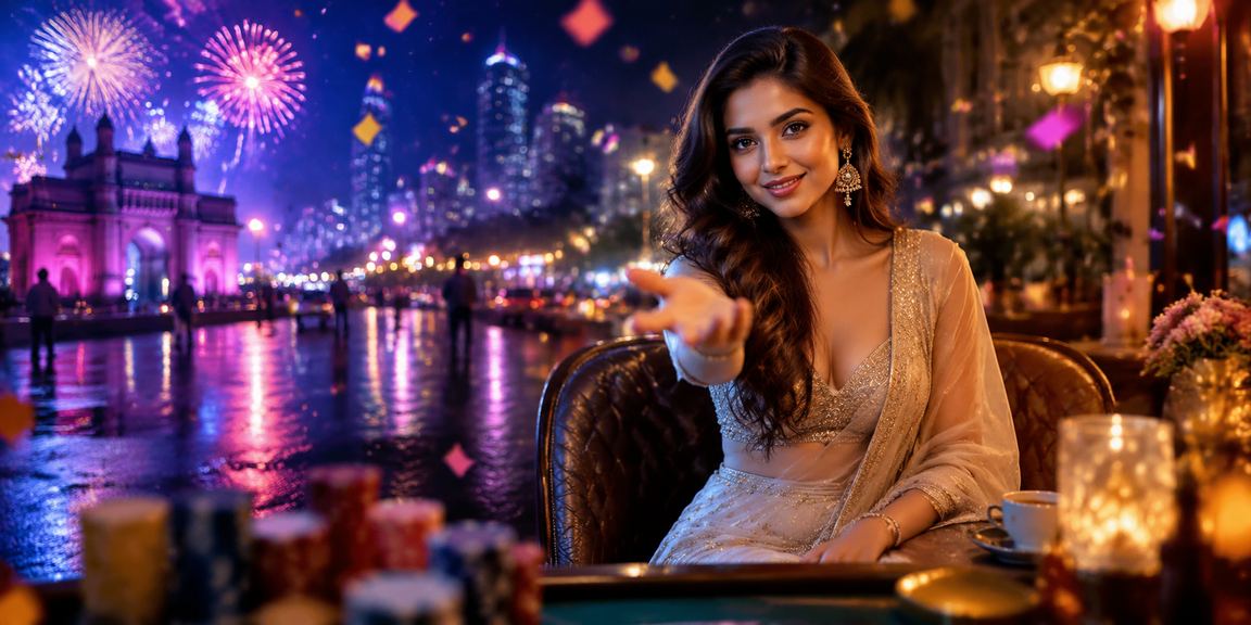VIP enjoying Bollywood-themed casino bonus offer in Mumbai